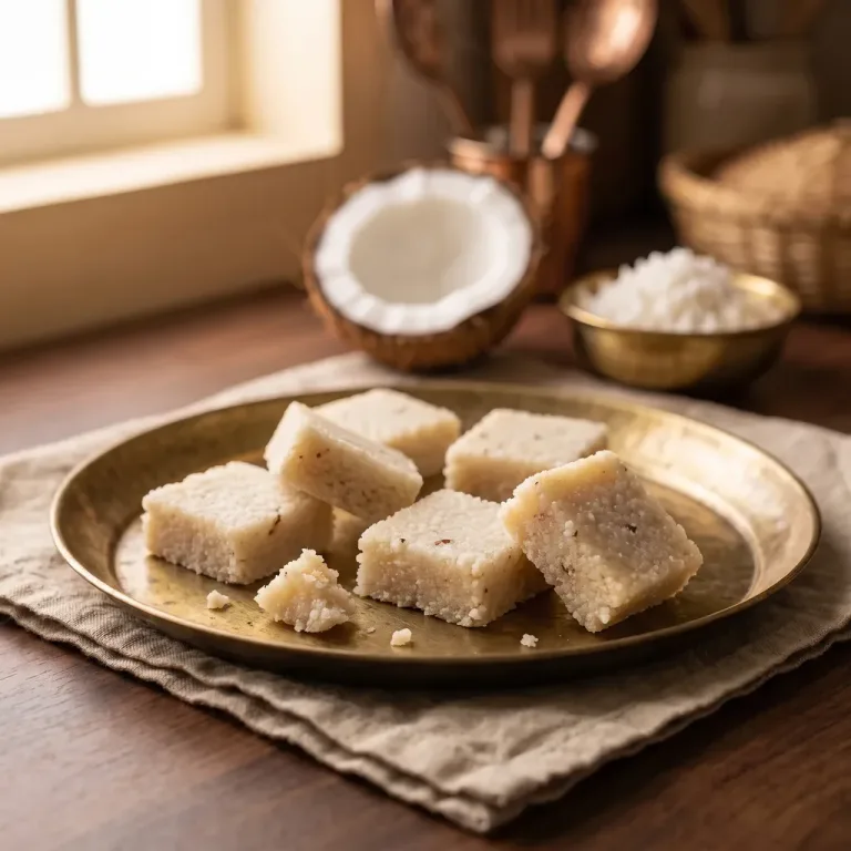 Coconut Barfi (नारळ वडी)
